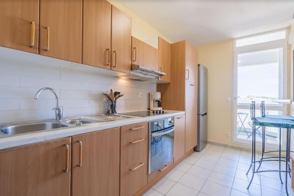 L'Horizon, T3, Terrasse, Pkg, Quartier Antigone Apartment Montpellier Bagian luar foto